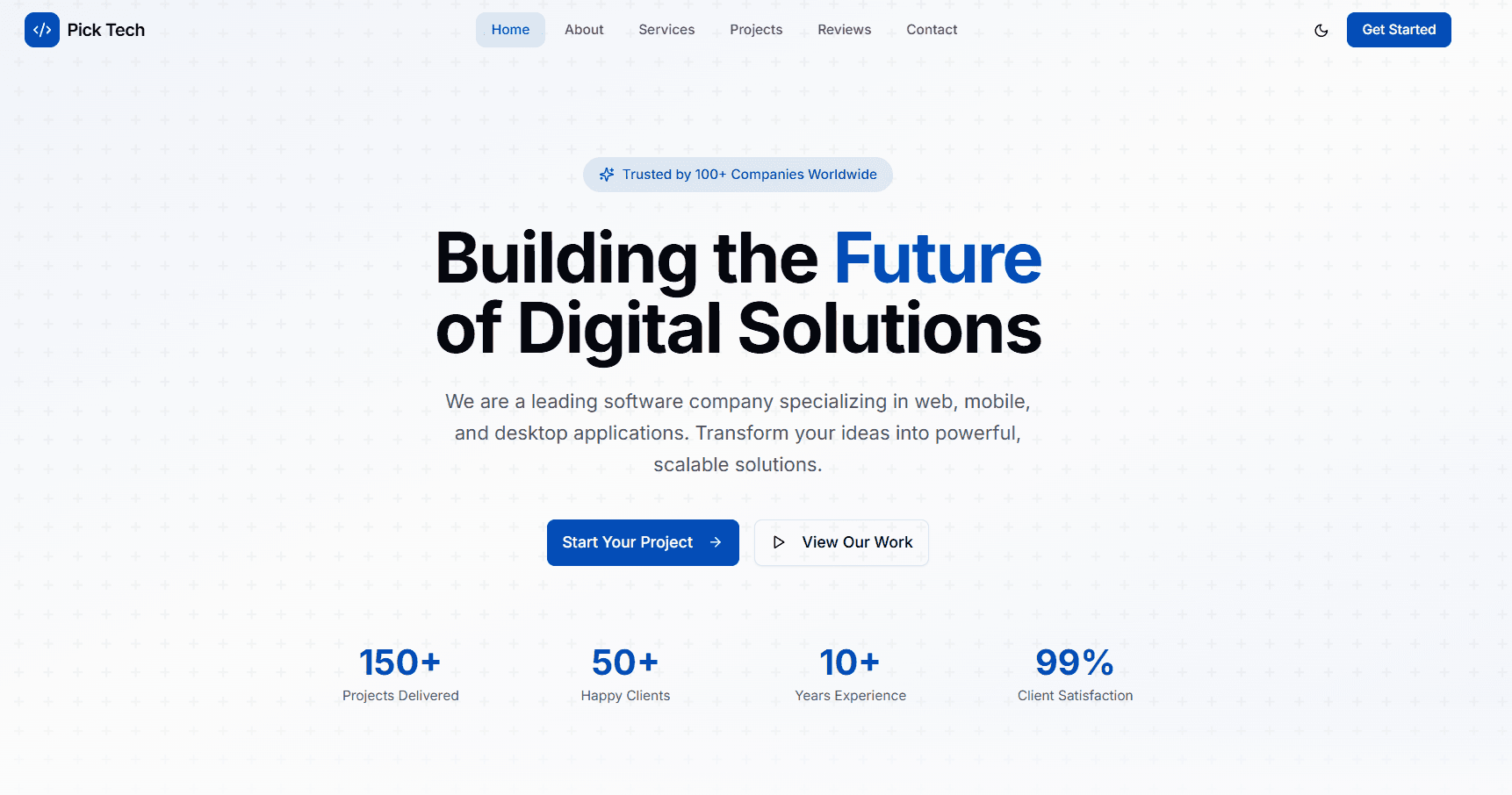 Pick Tech Website